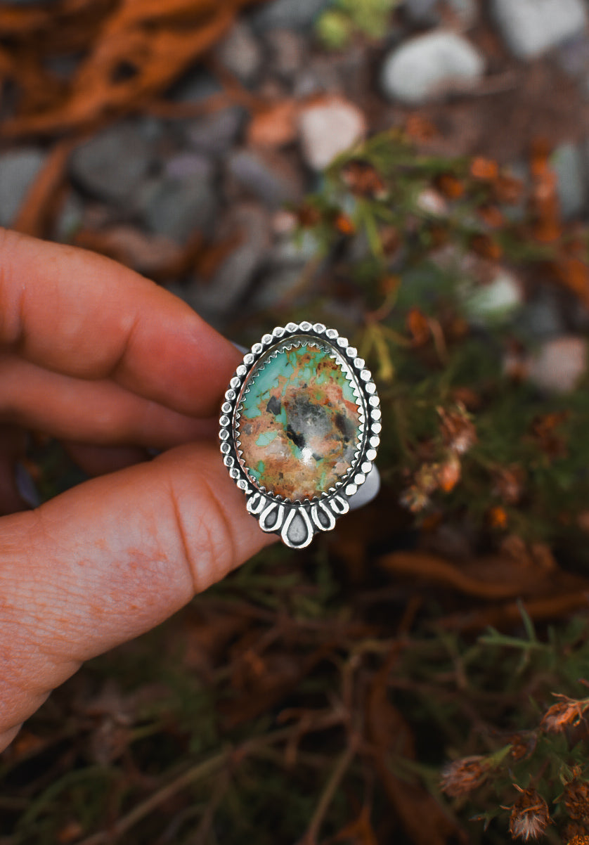 Baja Turquoise Ring sz 9