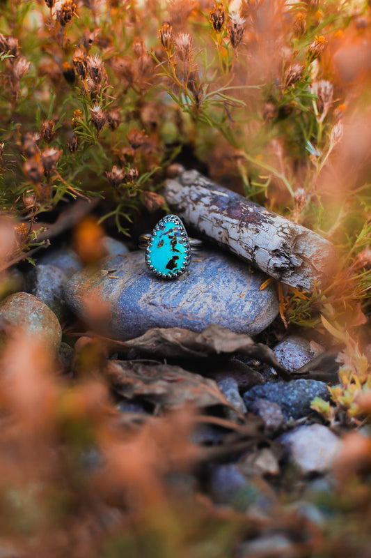 Baja Turquoise Ring sz 7