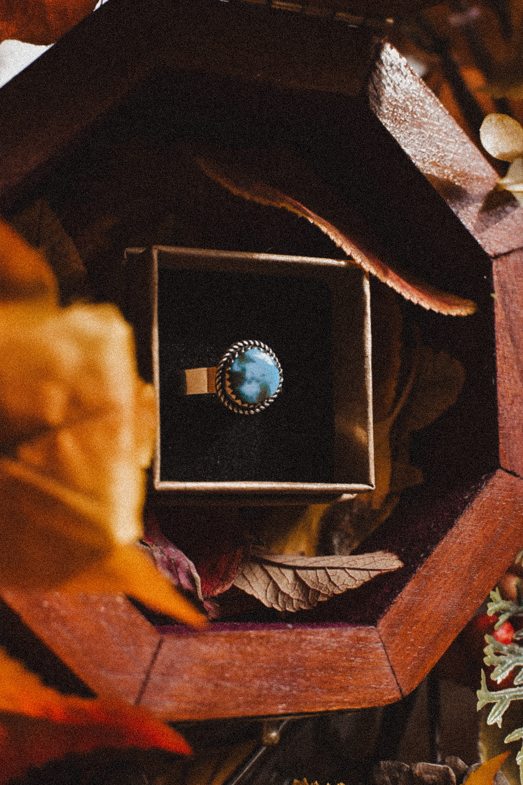 Kingman Turquoise Ring Size 7