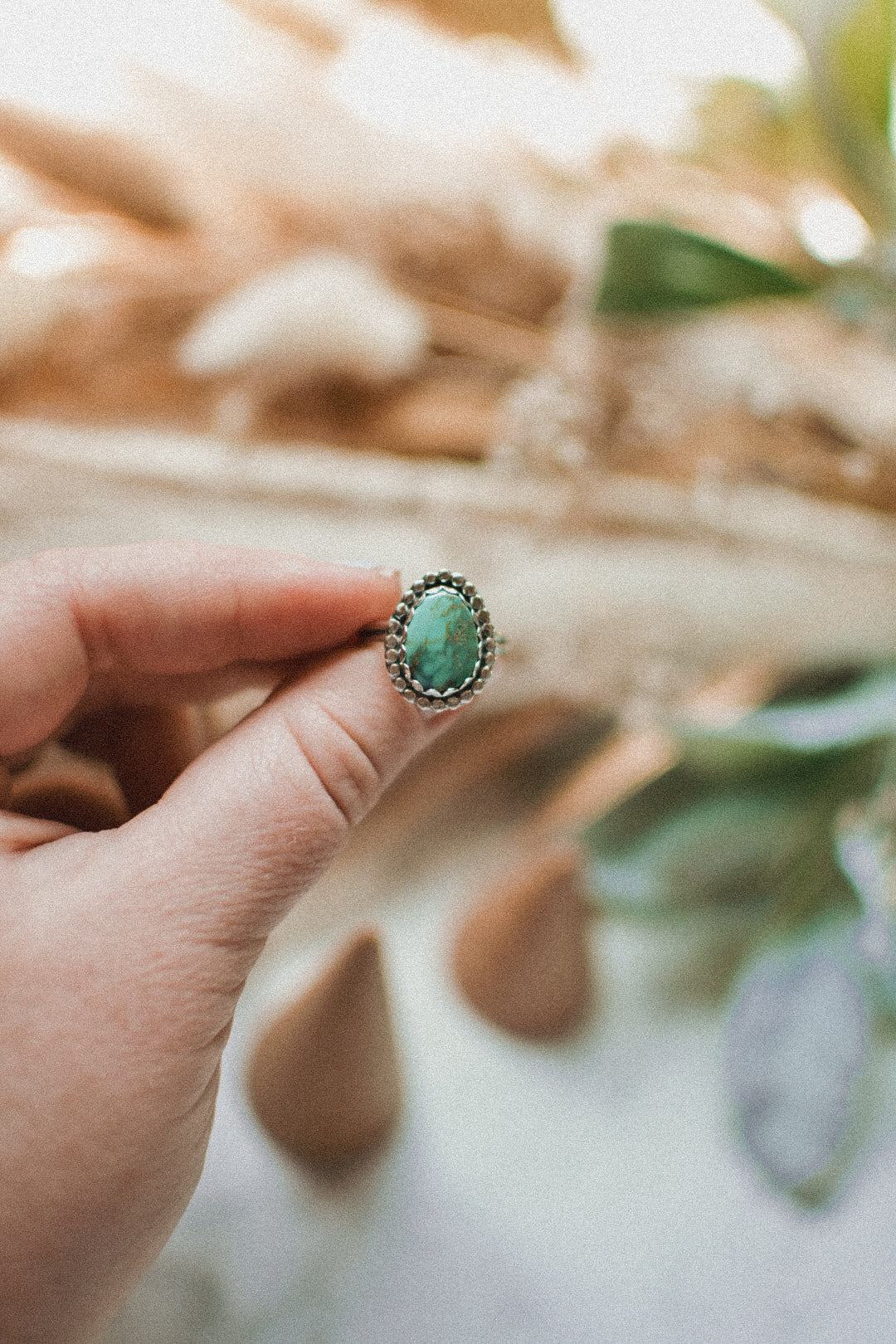 Iron Mountain Turquoise Ring Sz 7