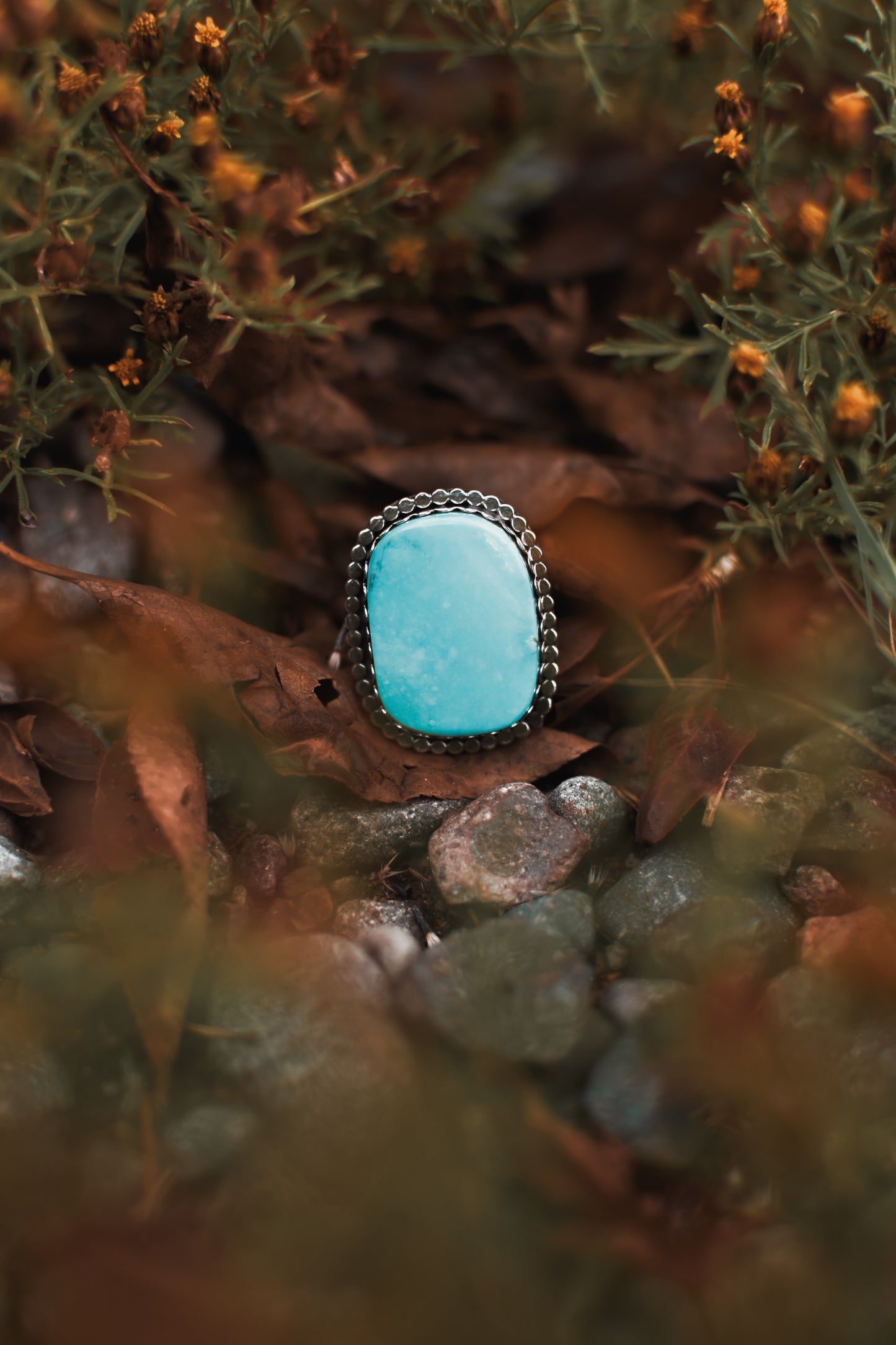 Kingman Turquoise Ring sz 6.5