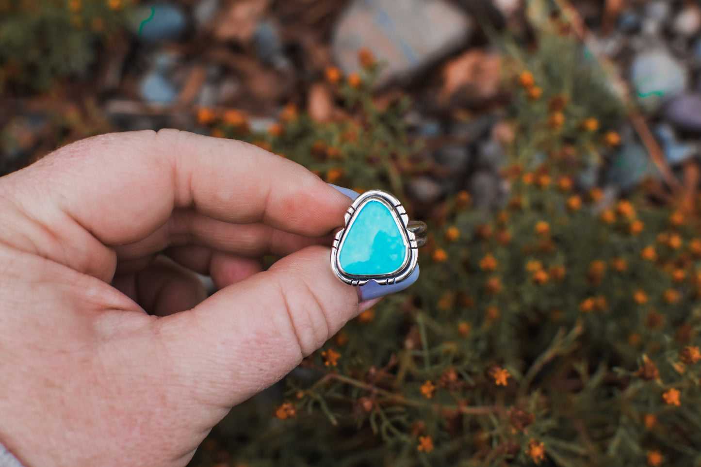 Chilean Turquoise Ring sz 6