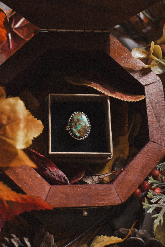 Royston Turquoise Ring Size 7