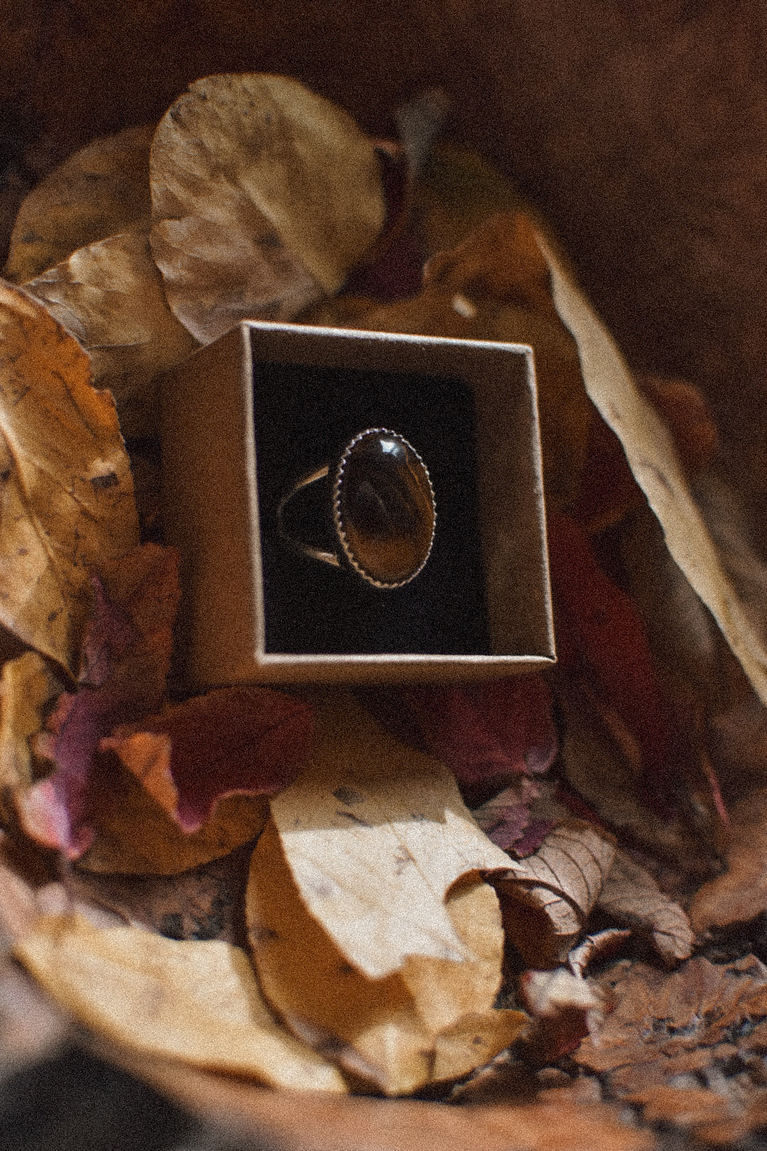 Tigers Eye Ring Size 5